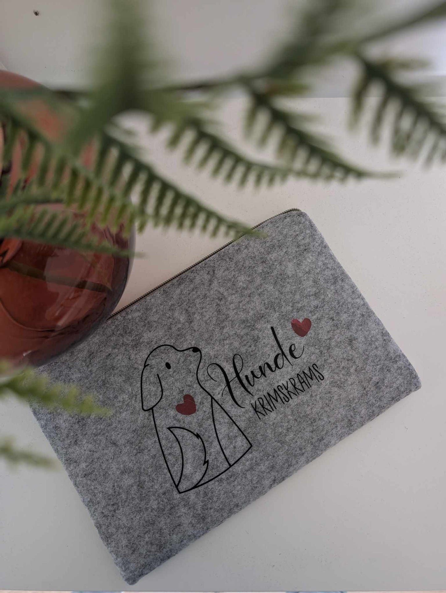 Filztasche - "Hunde KrimsKrams"