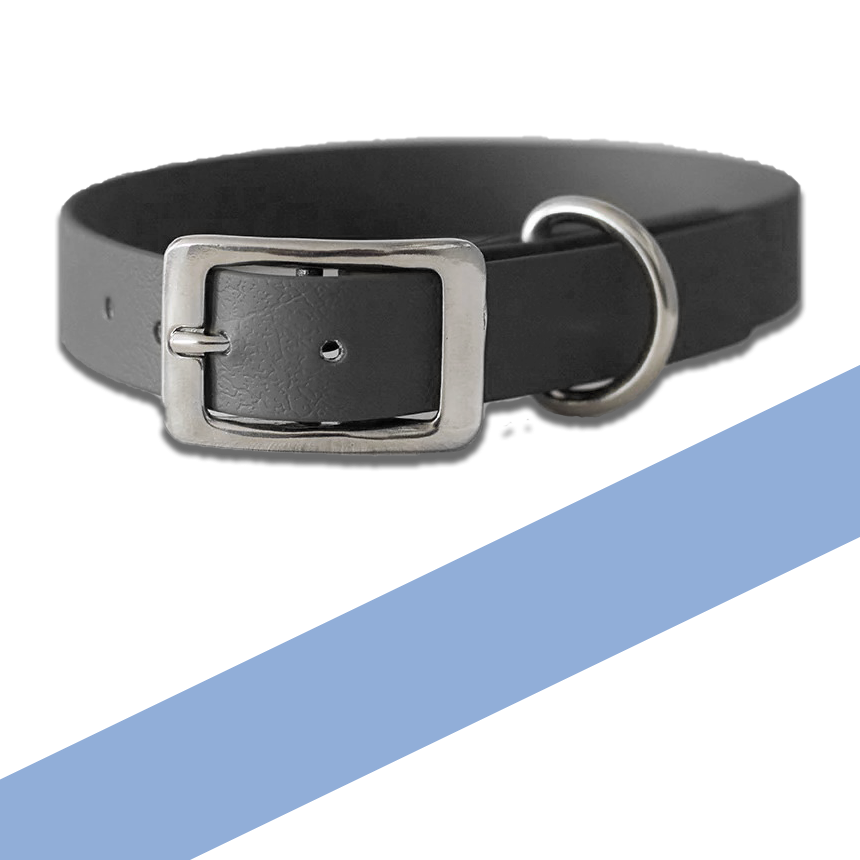 Biothane Halsband - babyblau