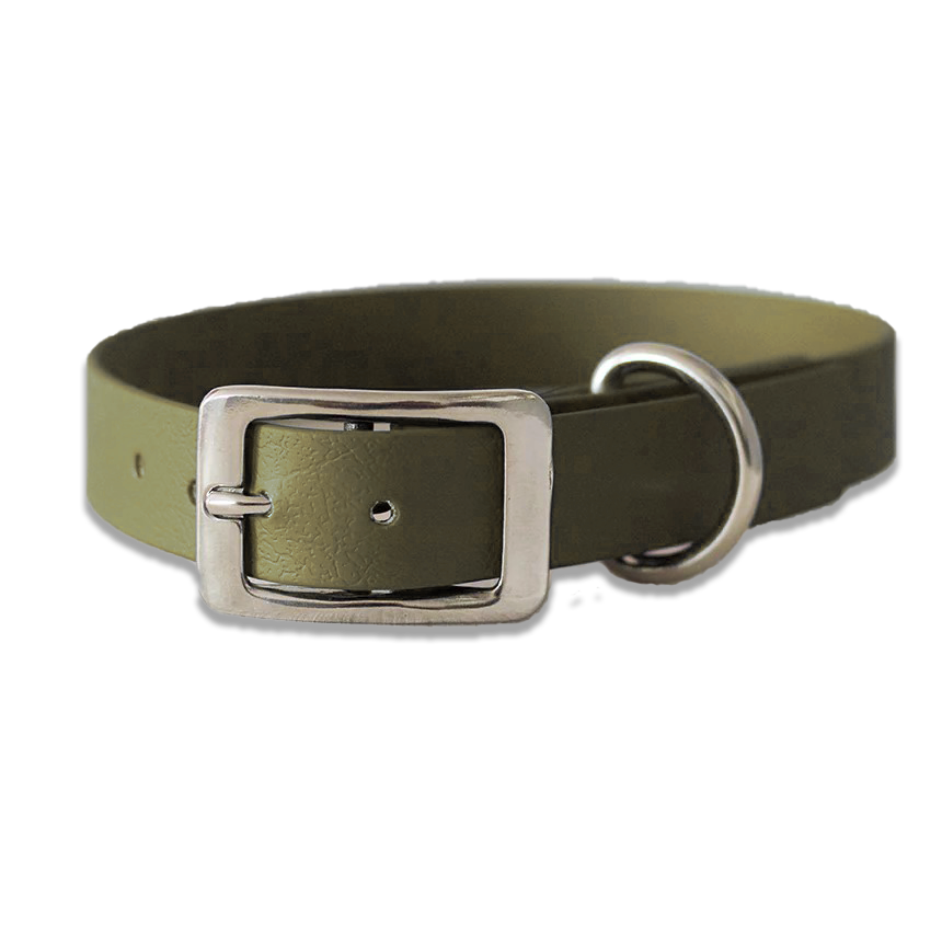 Biothane Halsband - olive