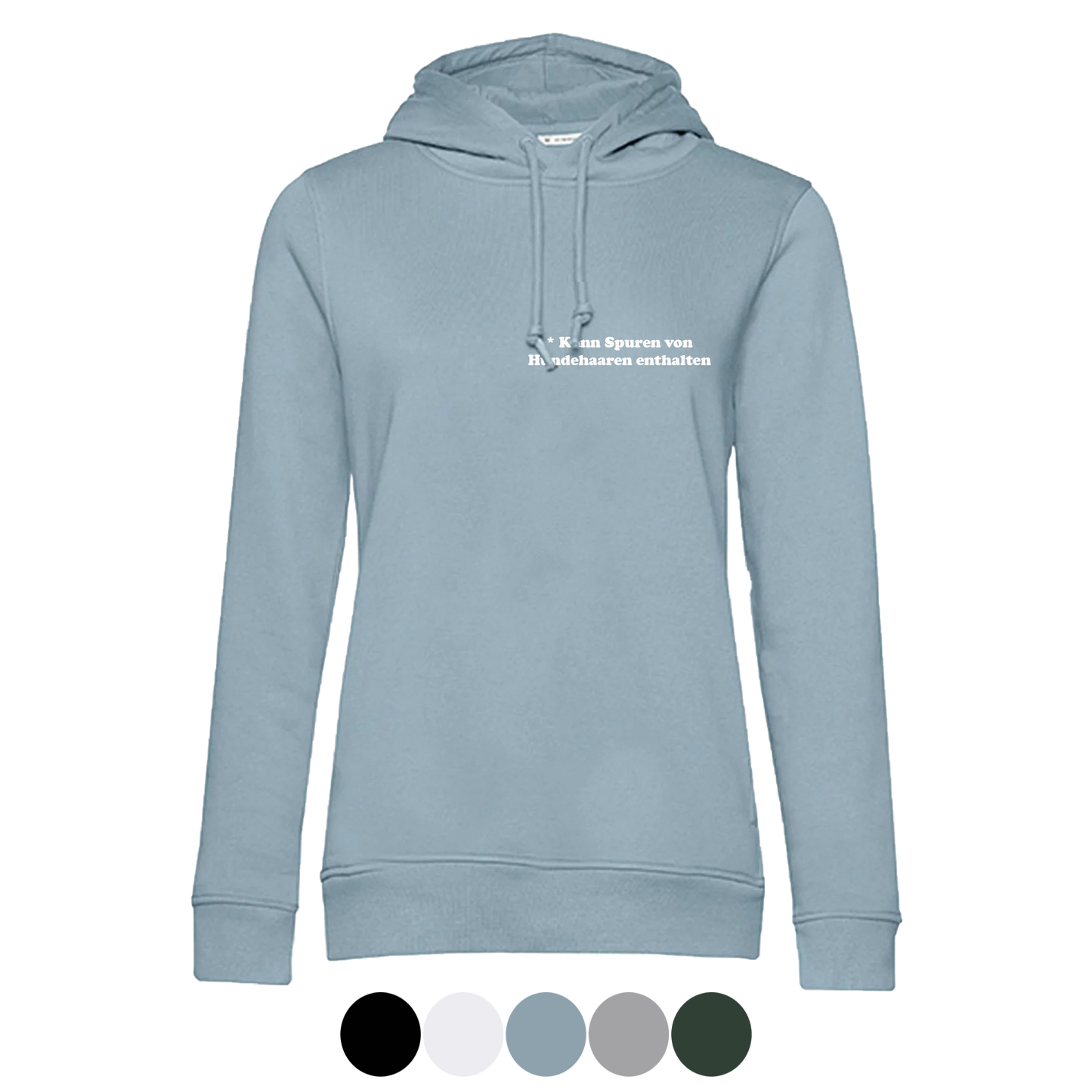 Hoodie "Kann Spuren von Hundehaaren enthalten"