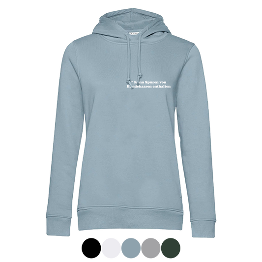 Hoodie "Kann Spuren von Hundehaaren enthalten"