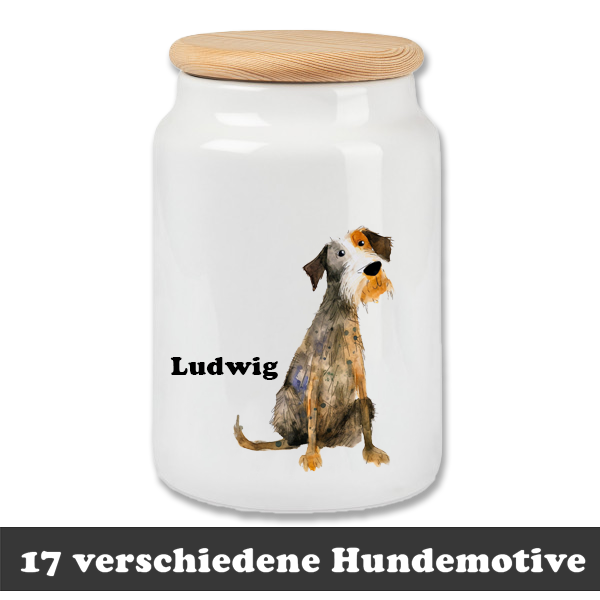 Leckerlidose - personalisiert - süße Hunde