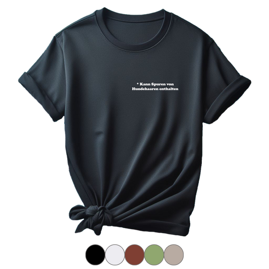 T-Shirt "Kann Spuren von Hundehaaren enthalten"