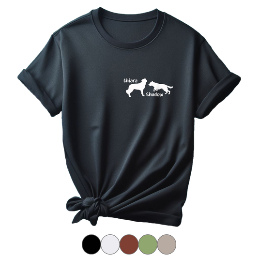 T-Shirt "Silhouette" - von deinem Hund