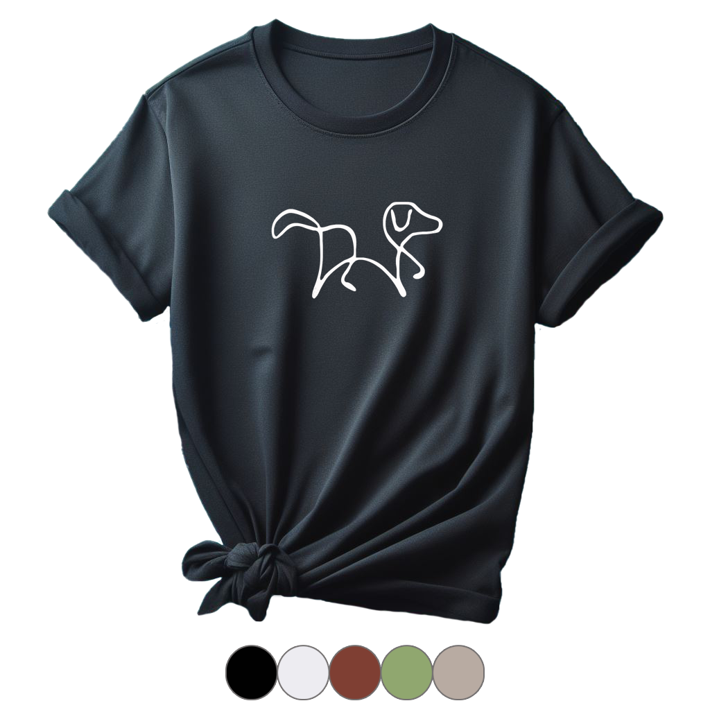 T-Shirt "Walking dog"