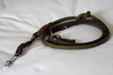 Hundeleine "Olive Brown"