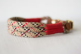 Hundehalsband "Golden Summer" - vestellbar mit Biothane Adapter