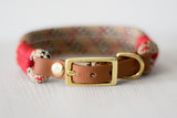 Hundehalsband "Golden Summer" - vestellbar mit Biothane Adapter