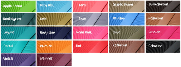 Hundehalsband aus Biothane - verschiedene Farben